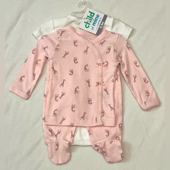 Carter’s Child of Mine & Children’s Place LOT of 0-3 MONTHS Outfits & Bodysuits - Picture 6 of 16